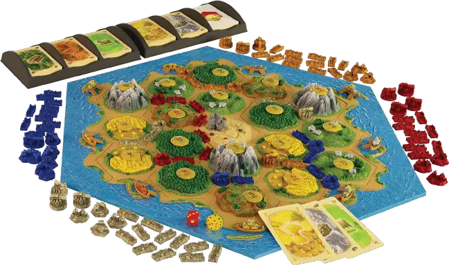 Catan Board 3D - Settlers of Catan Board 3D Special Edition